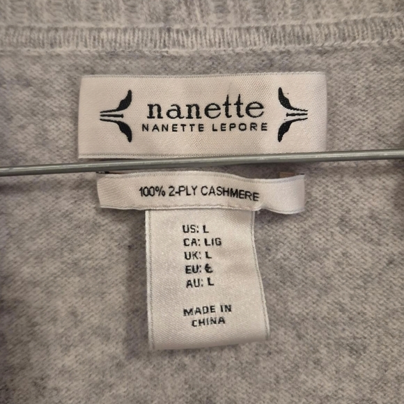 Nanette Lepore %100 Cashmere Cardigan - Picture 2 of 5